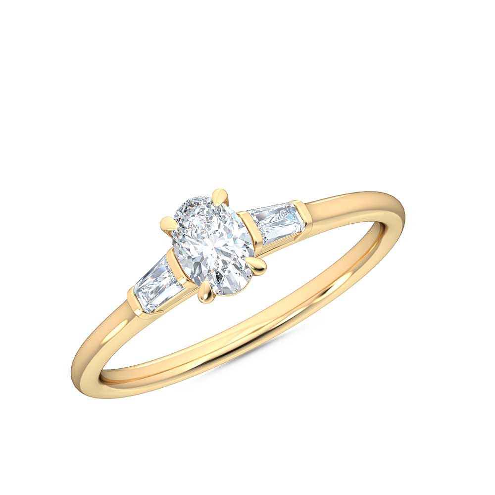 Dazzling Art deco 1.25 Carat Round Cut Diamond Moissanite Engagement Ring,  Wedding Ring, One Matching Band in 925 Sterling Silver With 18k Rose Gold  Plating Gift For Girlfriend, Small Promise Ring - Walmart.com